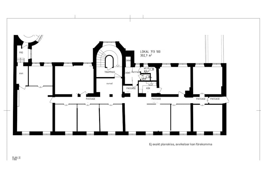 Riddargatan 17 - Planlösning