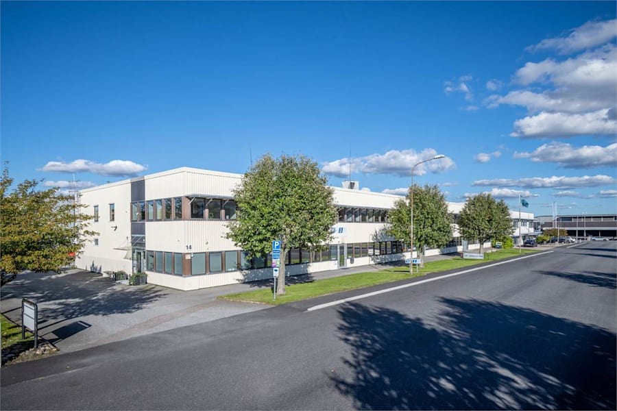 Askims Verkstadsväg 14 - Framsida, entré från gavel