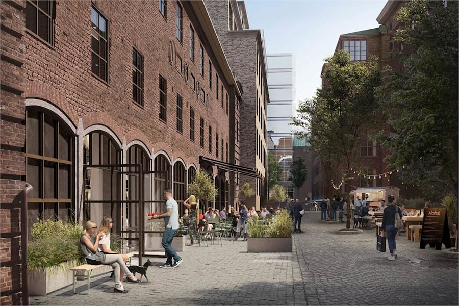 Gullbergs strandgata 15 - Gårdsmiljö