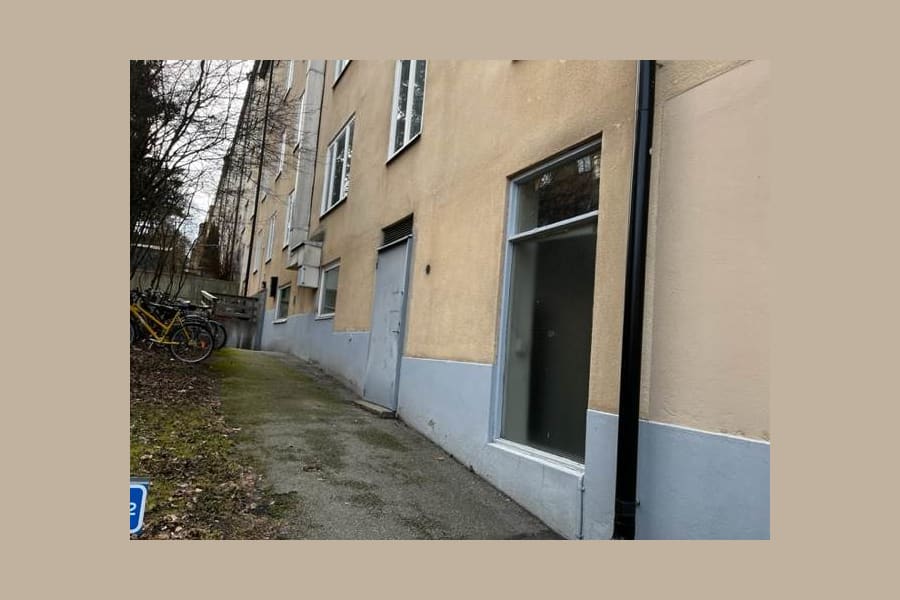 Bergsgatan 16B - Baksidan av fastigheten