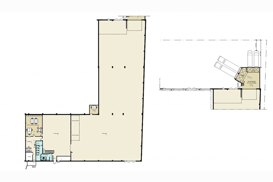 Konsumentvägen 14 - Ritning lager & kontor