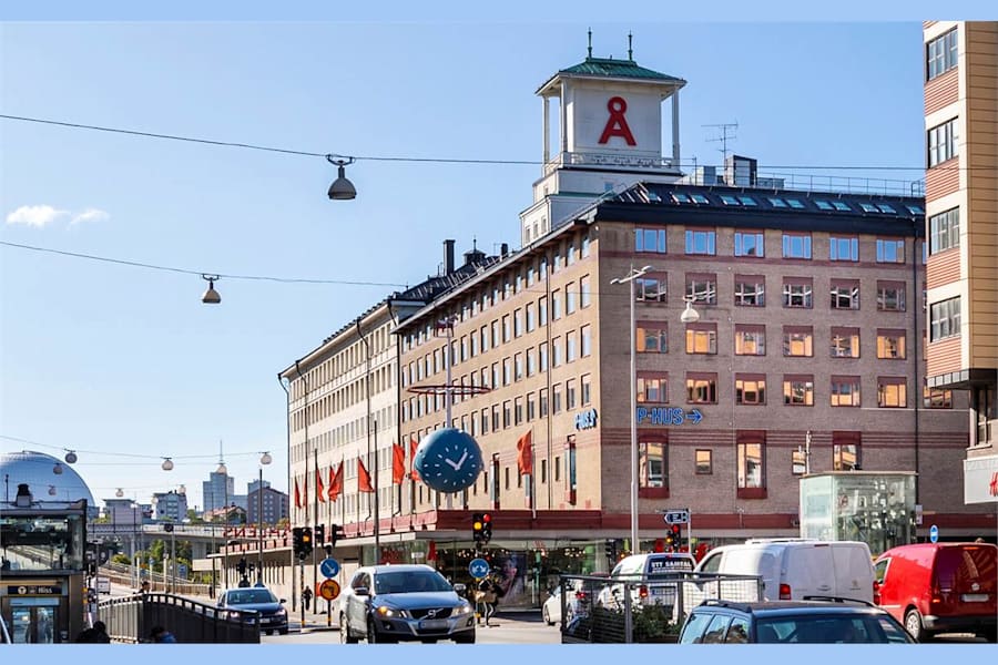 Ringvägen 100 - Ringvägen/Götgatan med ustikt mot Globen