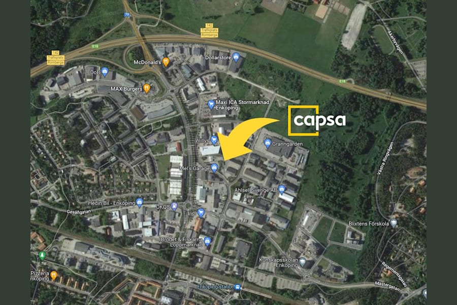 Åkerbygatan 11 - Placering mitt i Romberga längs med Salagatan