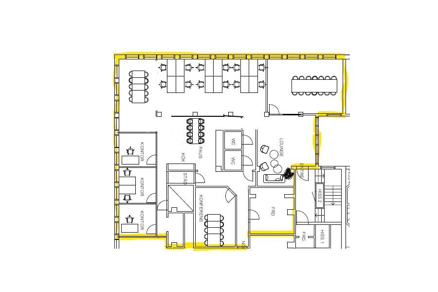 Stora Badhusgatan 18 - Planlösning
