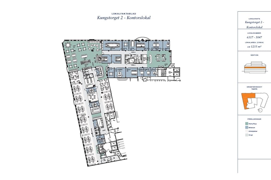 Kungstorget 2 - Planlösning