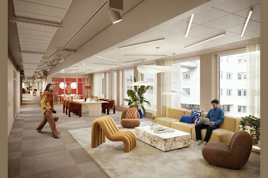 Marieviksgatan 29 - Visionsbild loungeyta