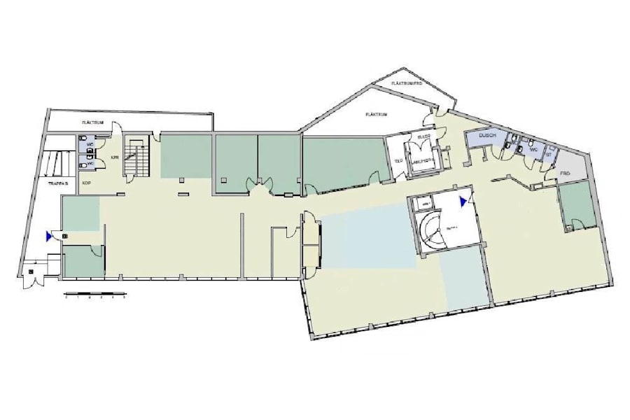 Landsvägen 47 - Ritning-Befintlig planlösning-Plan 1