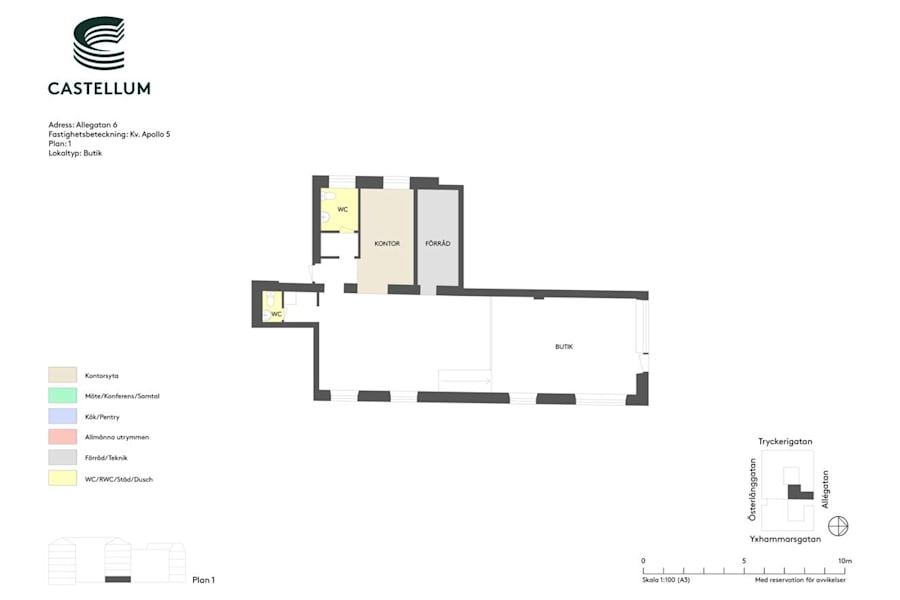Butikslokal på Allégatan 6, BORÅS – bild 2