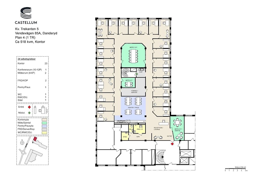 Kontorslokal på Vendevägen 85 A, Danderyd – bild 3