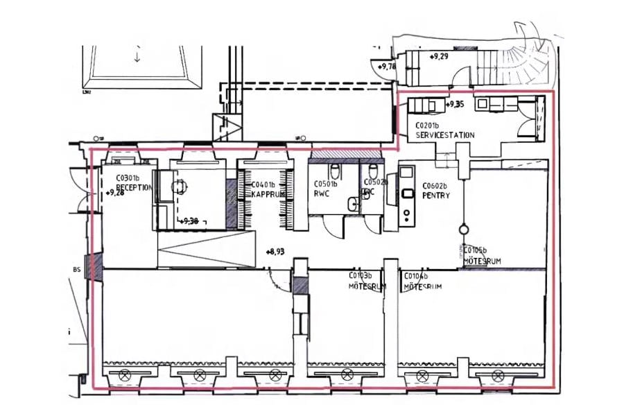 Holländargatan 10 - Planlösning plan 0