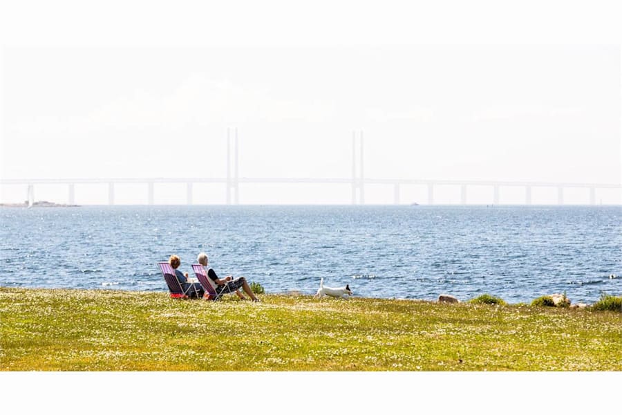 Skeppsgatan 9 - Utsikt över Öresund och bron.