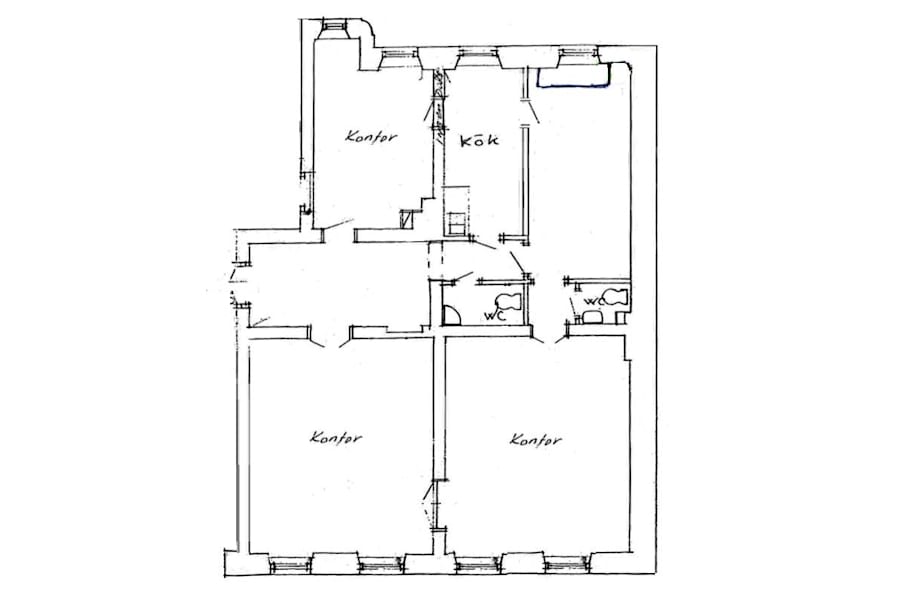 Apelbergsgatan 36 - Planritning