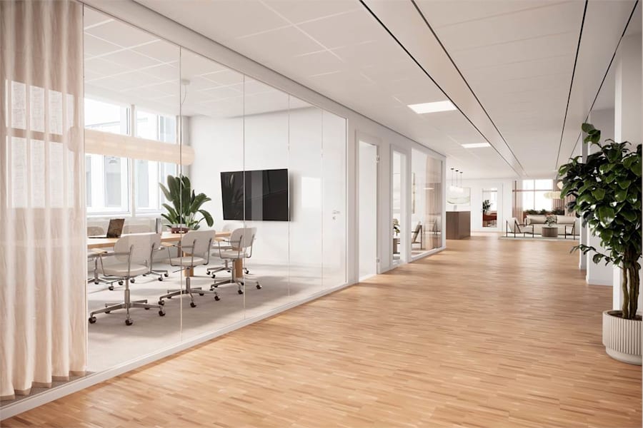 Löfströms allé 5 - Visionsbild lokalens entré