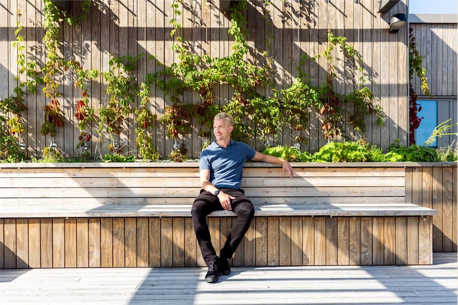 Neptunigatan 82 - På takterrassen finns många härliga pausytor