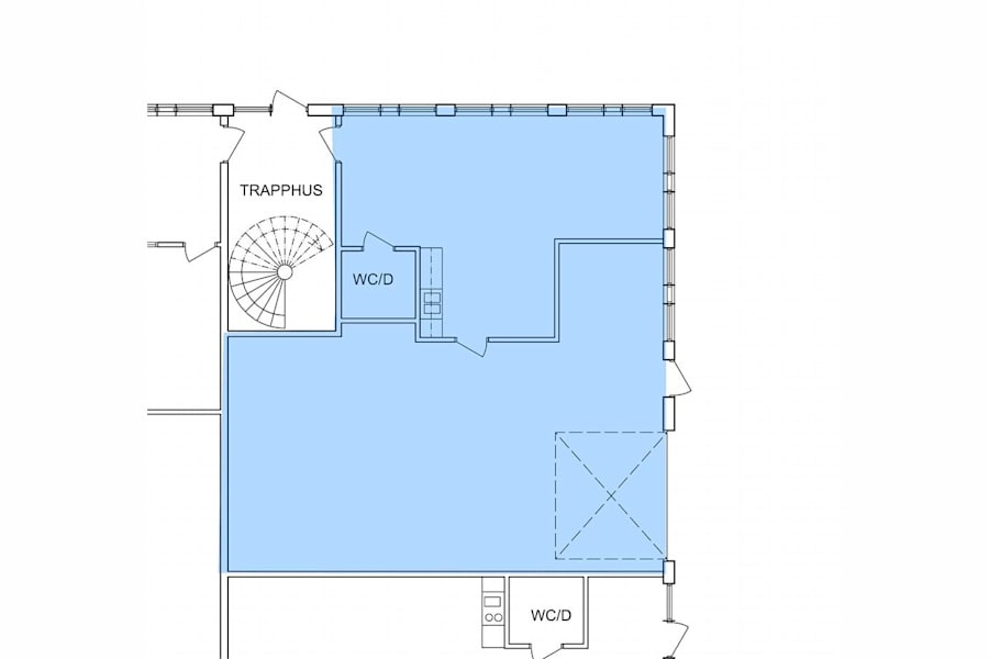 Spjutvägen 5B - Lager plan 1, markplan