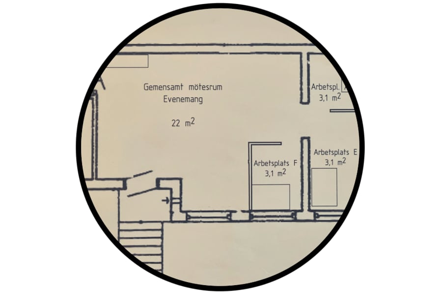 Lillåvägen 61, gatuplan baksidan  - Vakansa Image