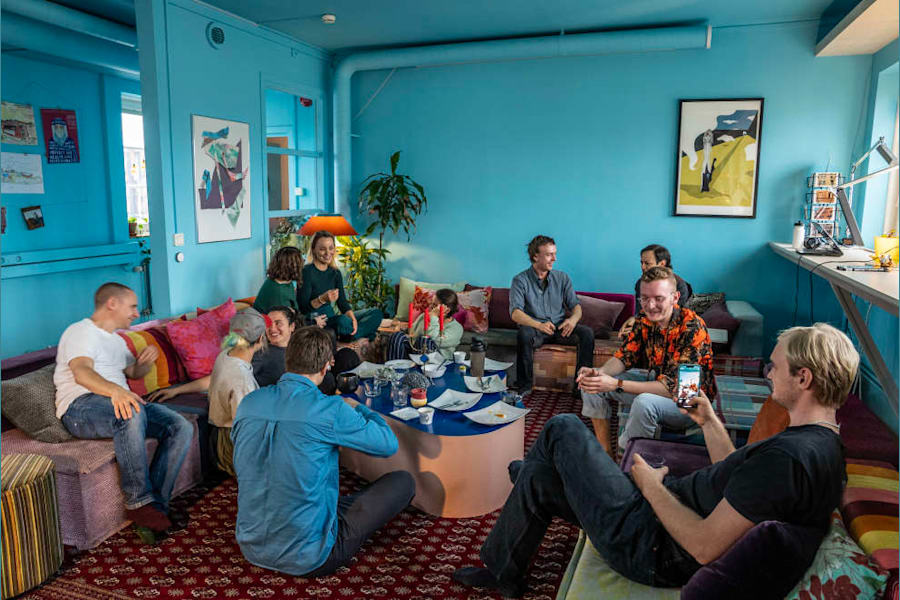 Coworking-plats på Södra Hamnvägen 9, Stockholm