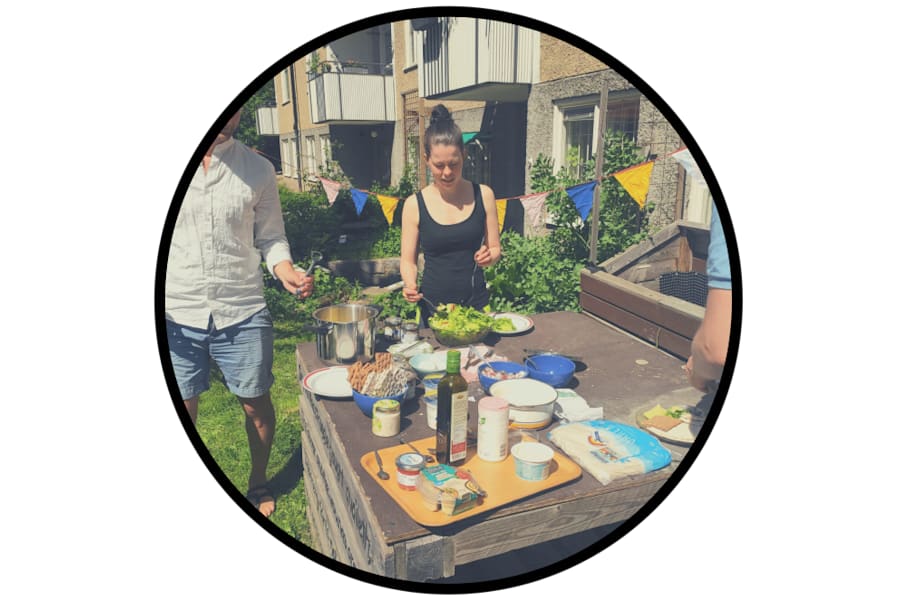 Lillåvägen 61, gatuplan baksidan  - Vakansa Image