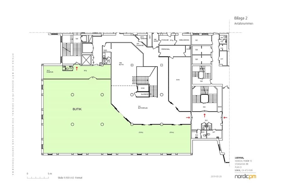 Storgatan 19 - Ludvika Kv Heimdal plan 3 ca 473 kvm 190528