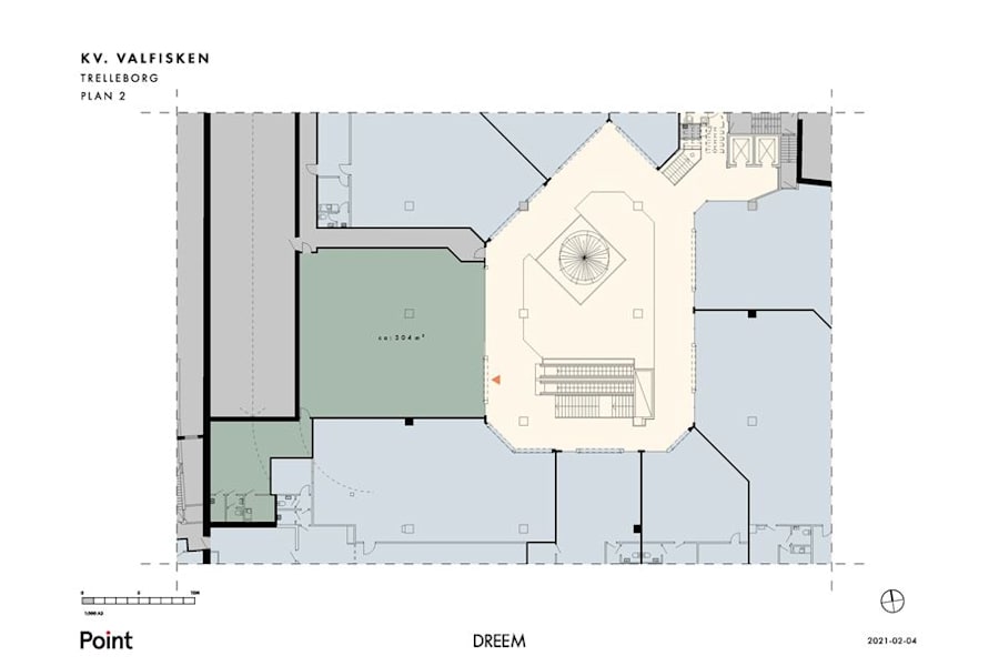 Algatan 16, Nygatan 38 - Uthyrningsritning_Valen_plan2