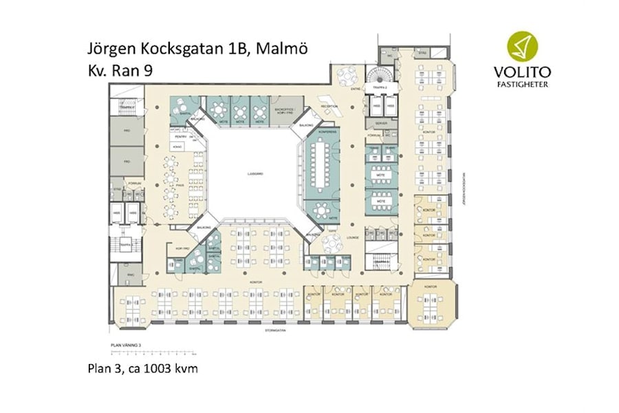 Jörgen Kocksgatan 1/ Stormgatan 6 - 202_vån 3_1003kvm_alternativ planlösning