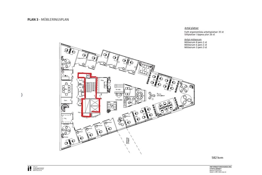 Dragarbrunnsgatan 78B - Plan 3