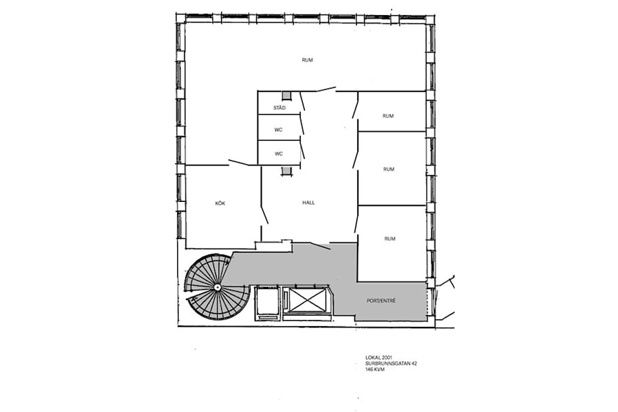 Surbrunnsgatan 42 - Planlösning