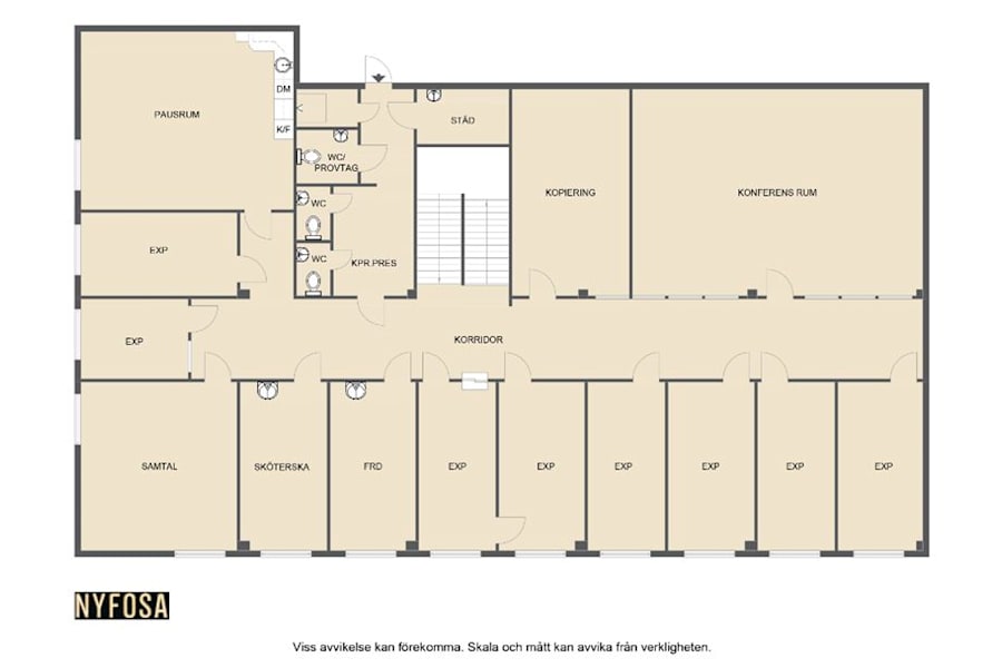 Hasselgatan 6 - sämja 350 ritning