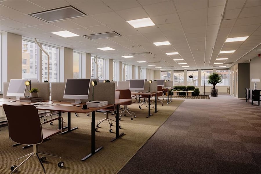 Lindhagensgatan 74 - Visionsbild - Lindhagensgatan 74, plan 9 - arbetsplatser