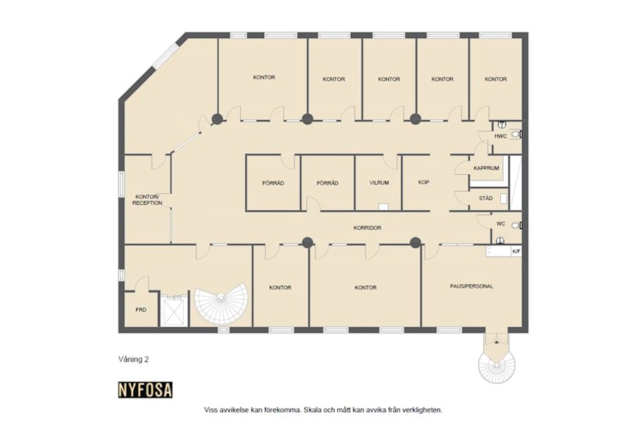 Östra Sandgatan 12 - ritning