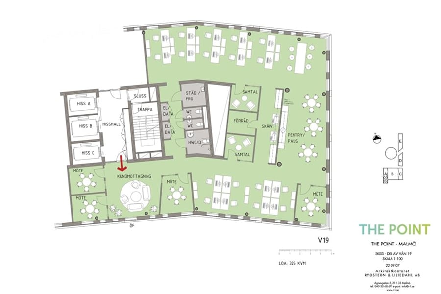 Hyllie Stationstorg 31 - Planrinting
