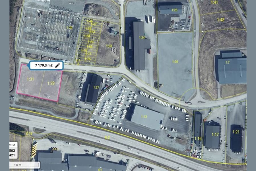 Gustaf Daléns gata 15 - Enköping fastighetsbeteckningar karta(1)