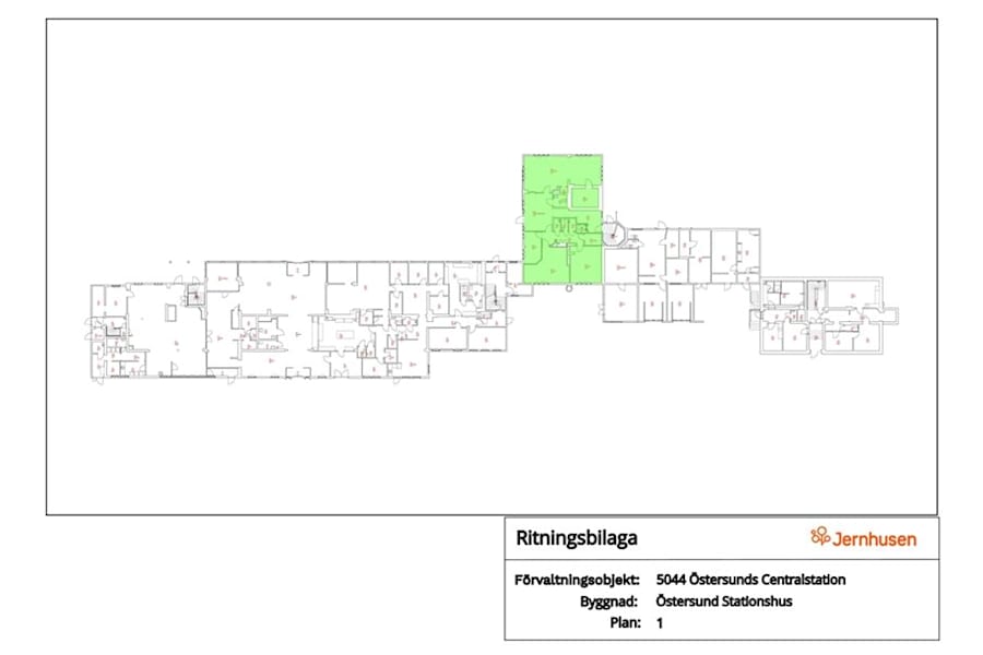 Ovanbrogatan 7 - Stationspkan 1_1A plan_Östersund