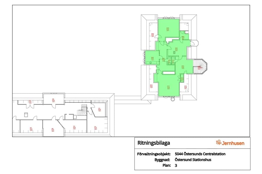 Ovanbrogatan 7 - Stationspkan 1_3e plan_Östersund
