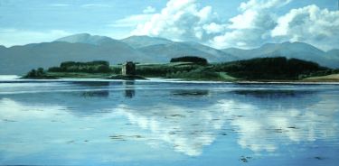 Port Appin Studio textile art: Reflections, Shuna