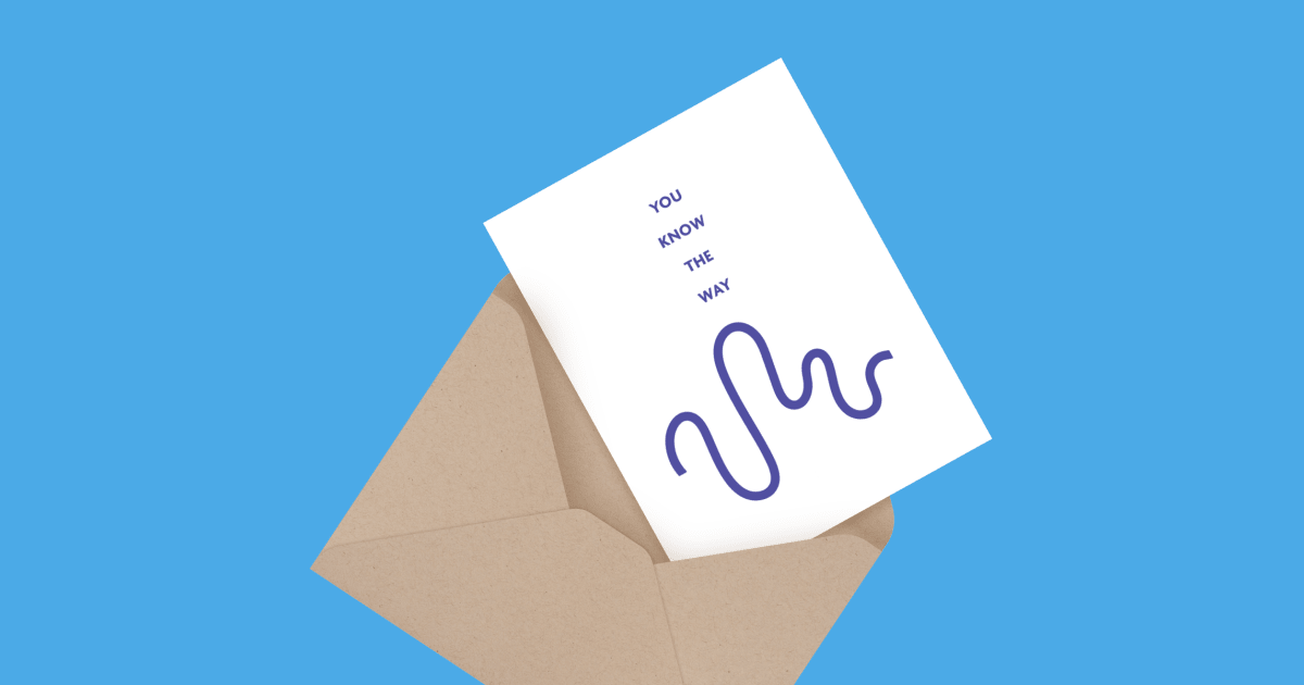 You Know The Way by Meshwork Press | Postable