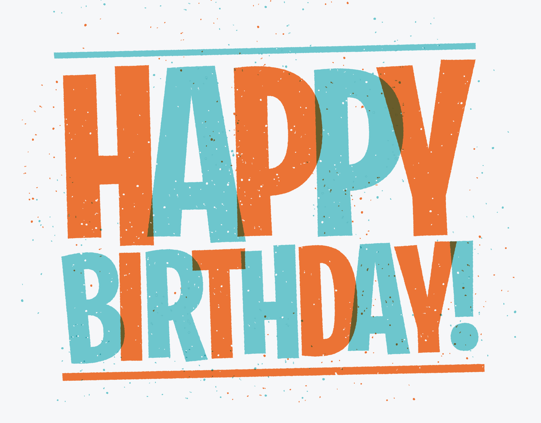 Bold Happy Birthday