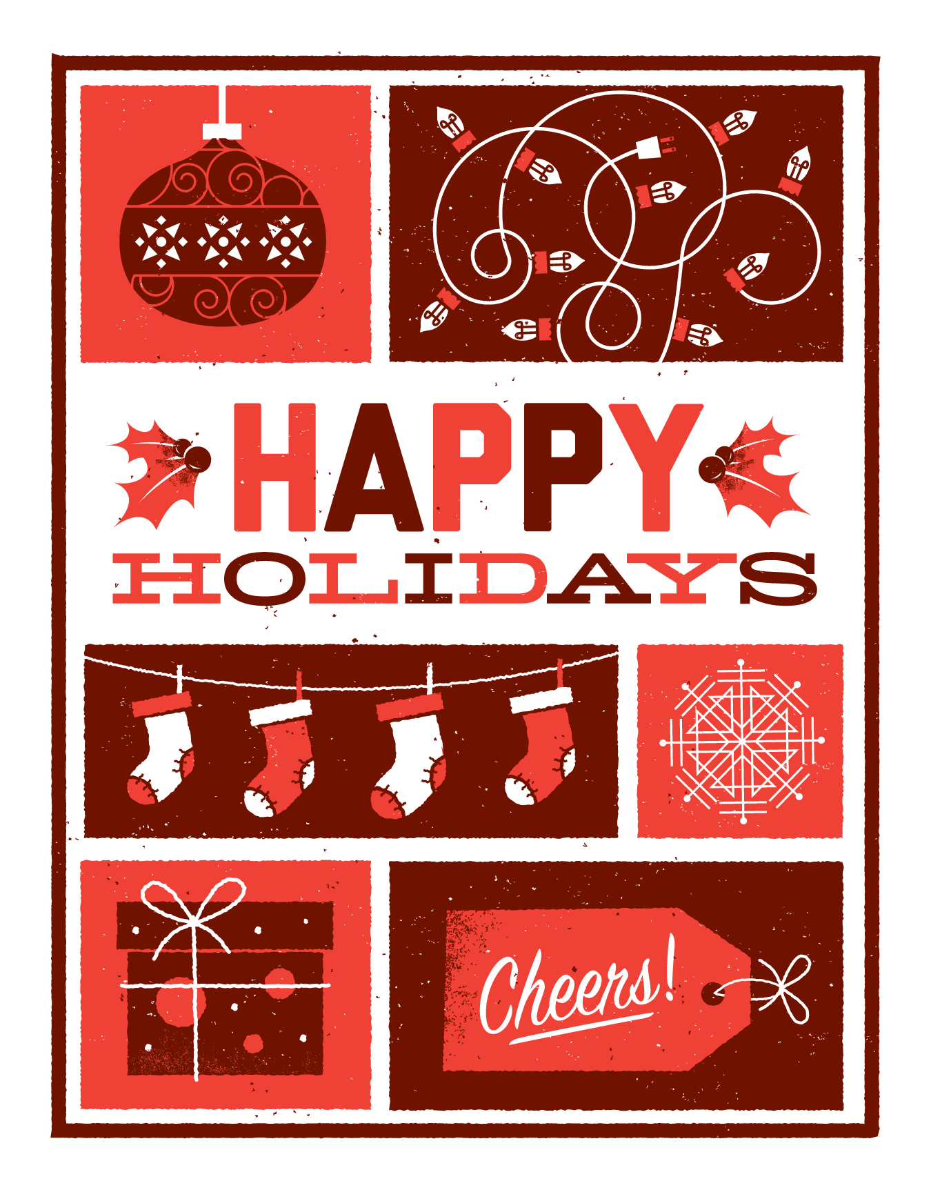 Happy Holidays Grid