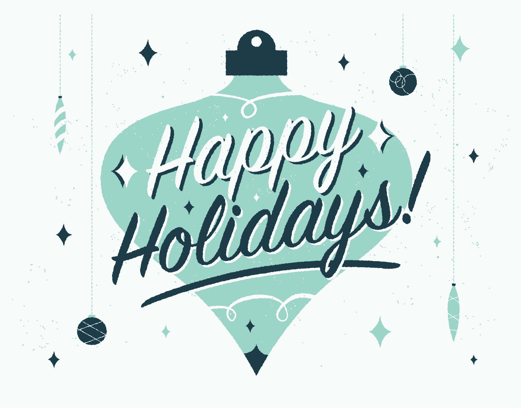 Retro Happy Holidays