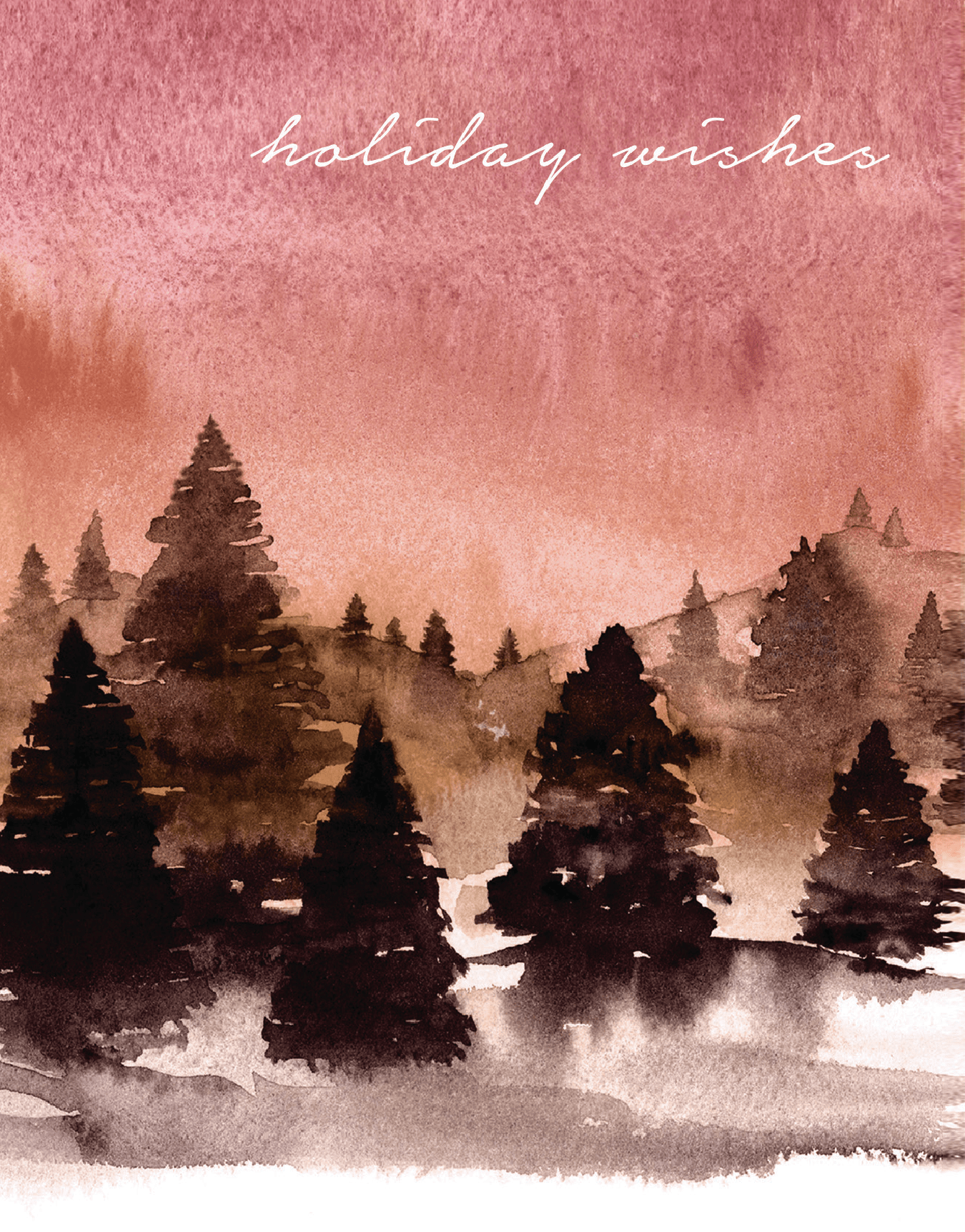 Holiday Wishes Forest