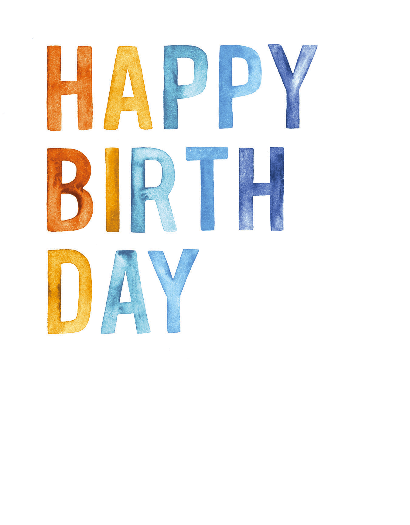 Bold Happy Birthday