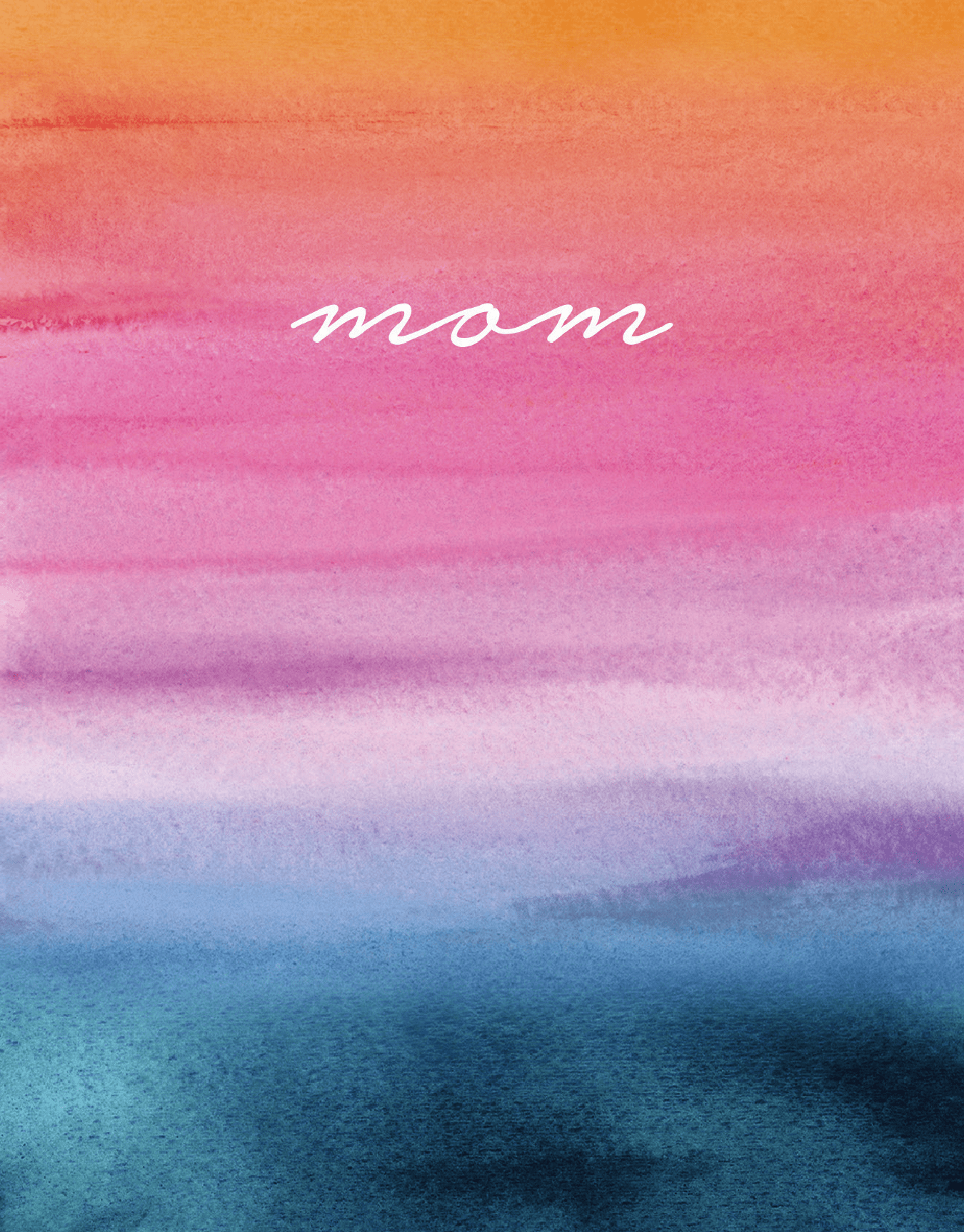 Mom Watercolor