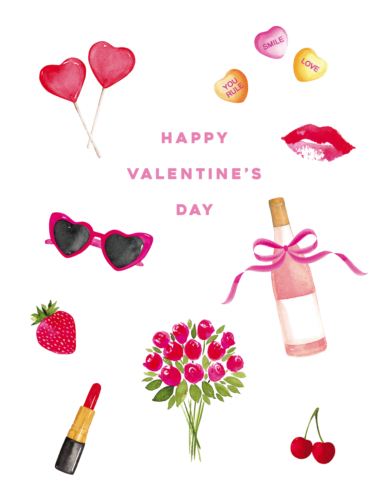 Girly Icons Galentine