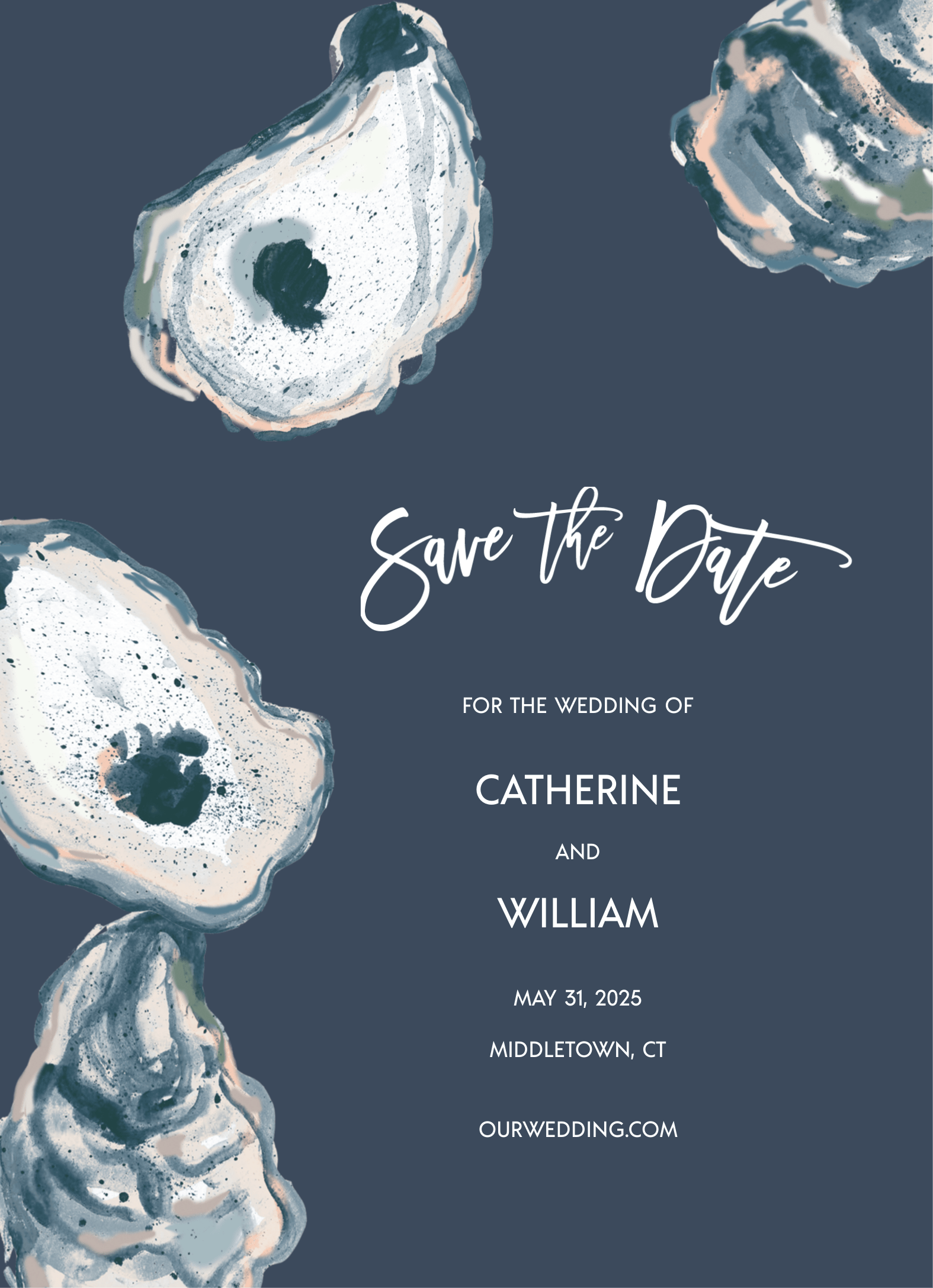 Blushing Tide Save The Date
