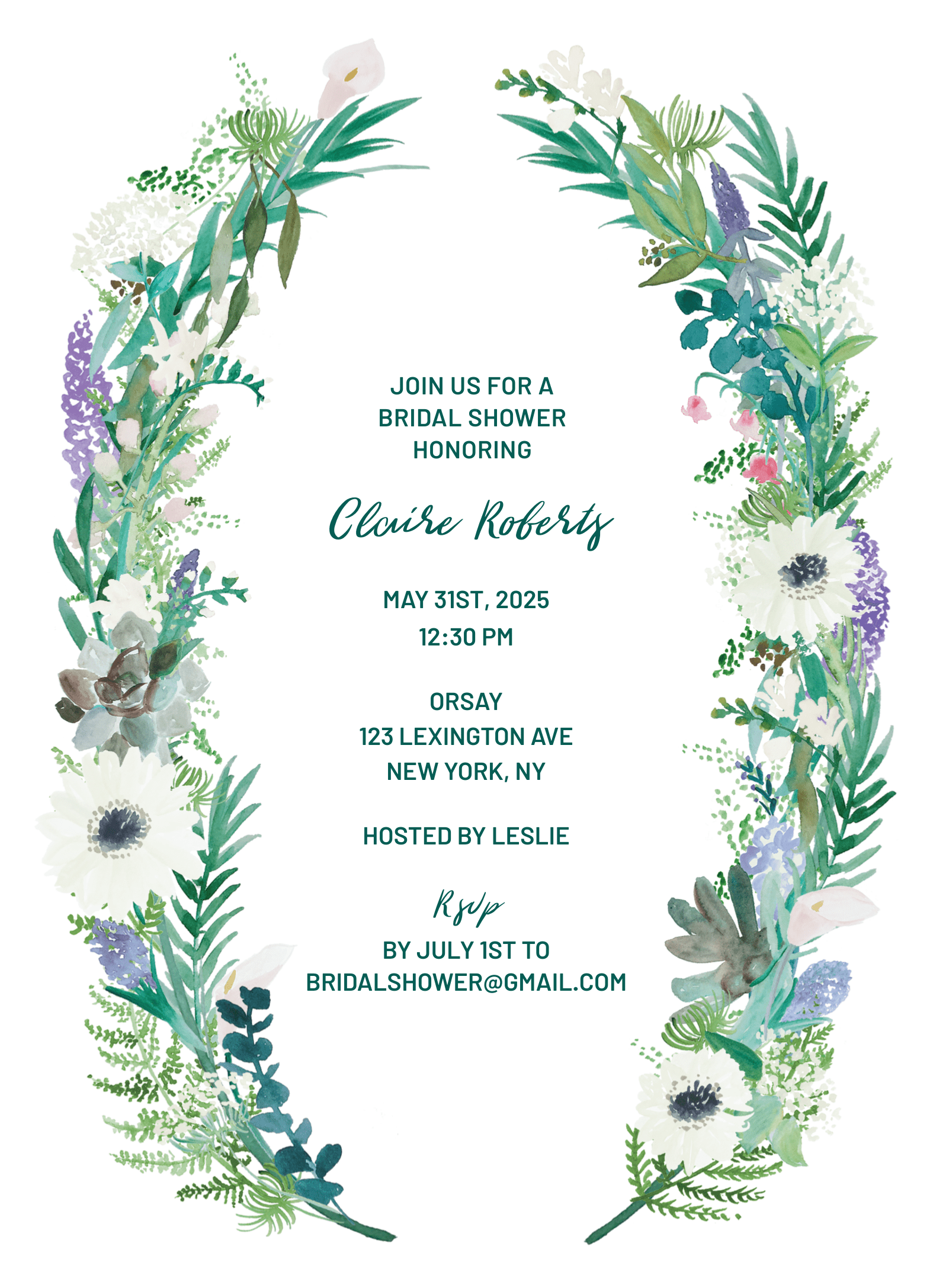 Botanical Bliss Bridal Shower