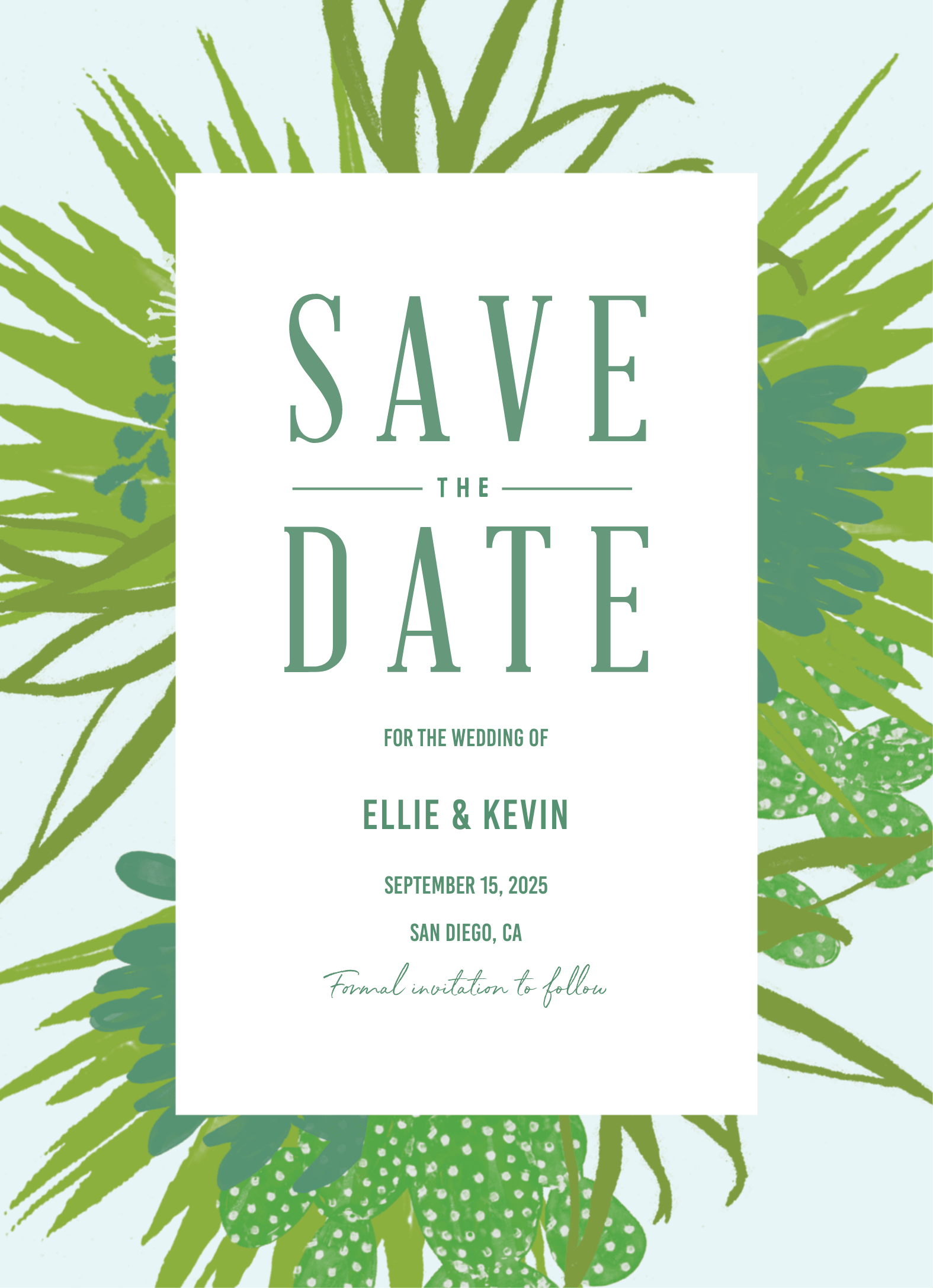 Desert Devotion Save The Date