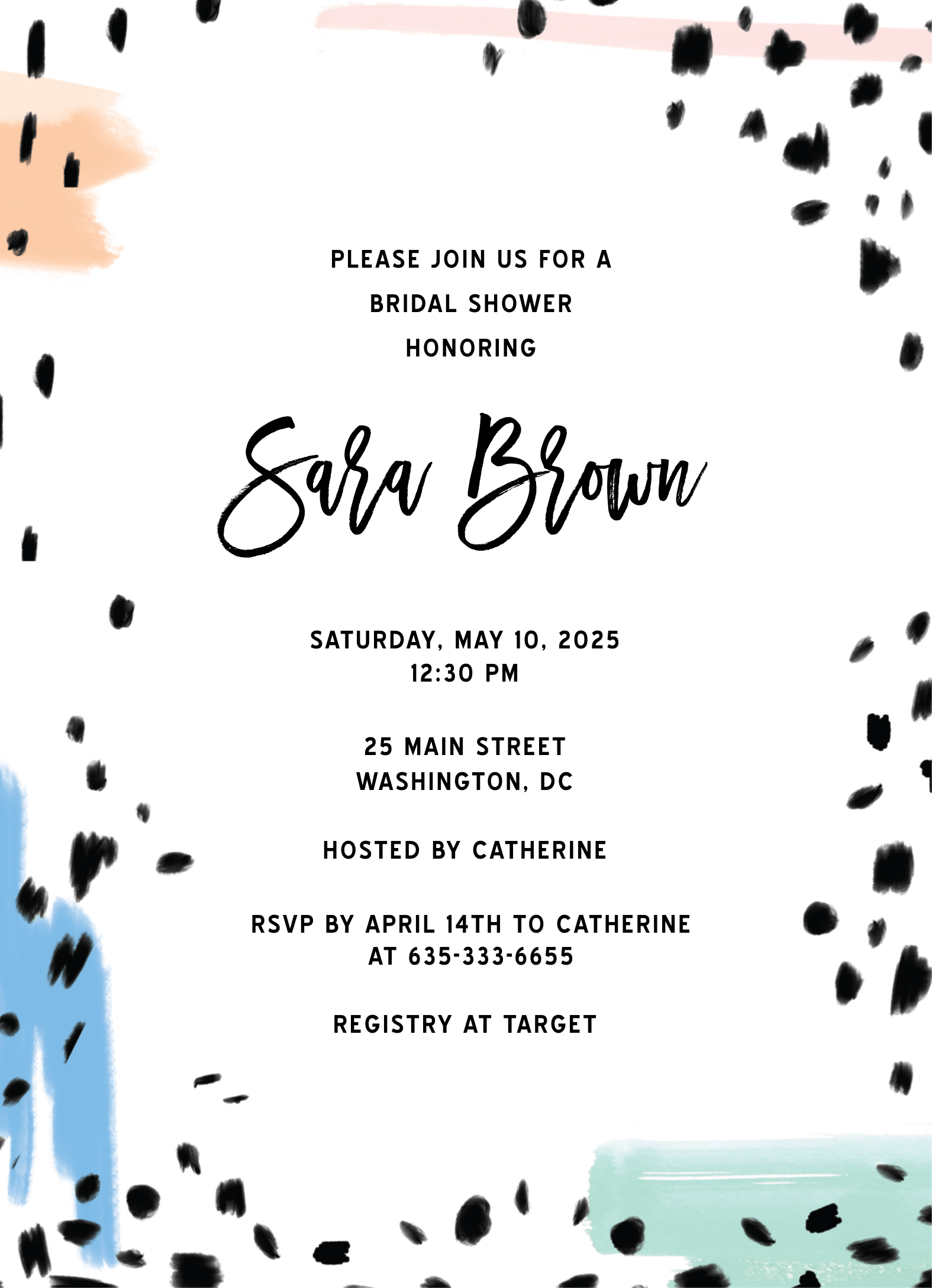 Modern Musings Bridal Shower