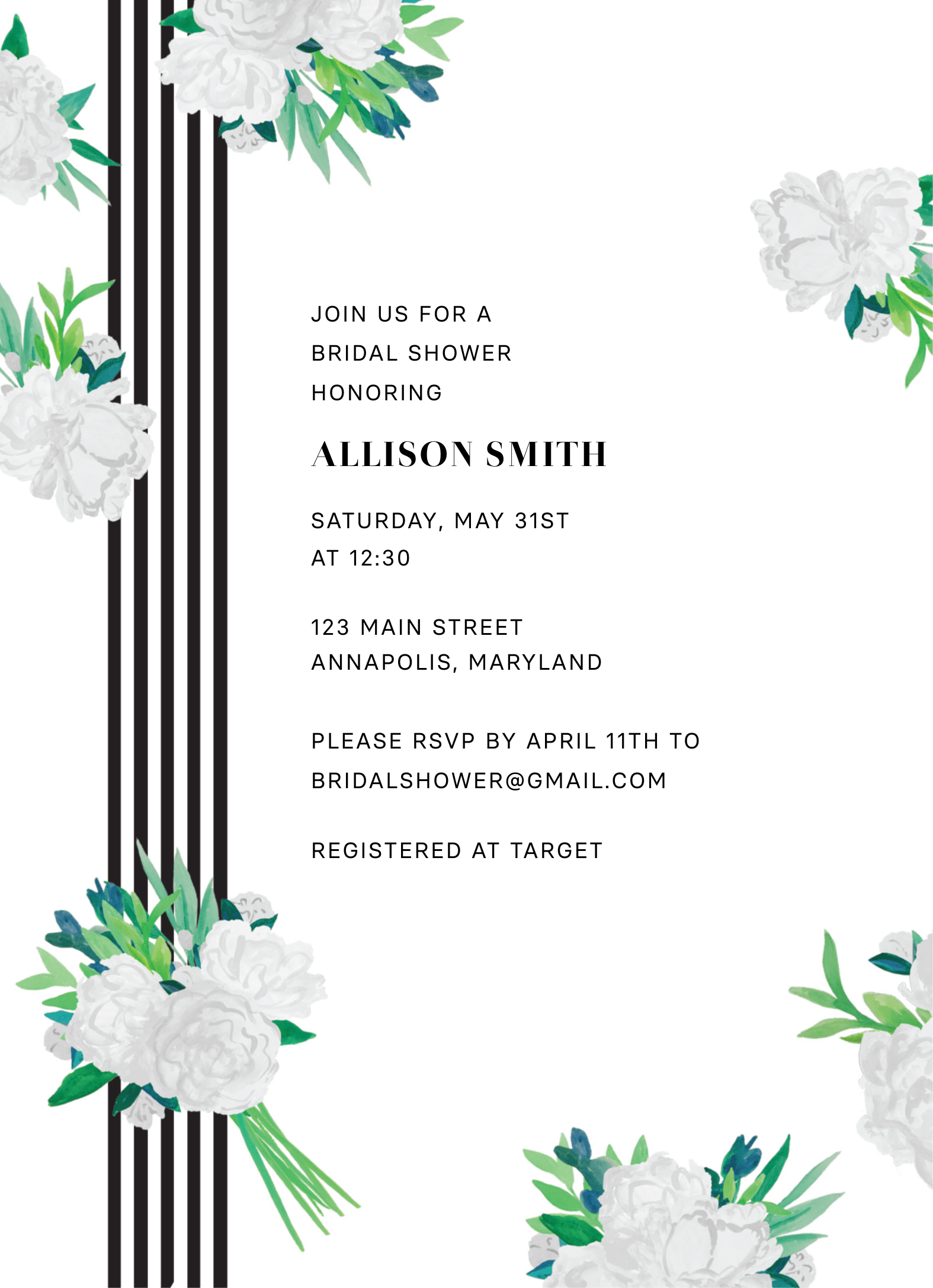 Roaring Romance Bridal Shower