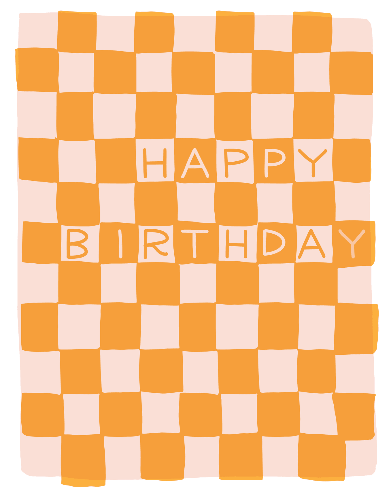 Checker Birthday