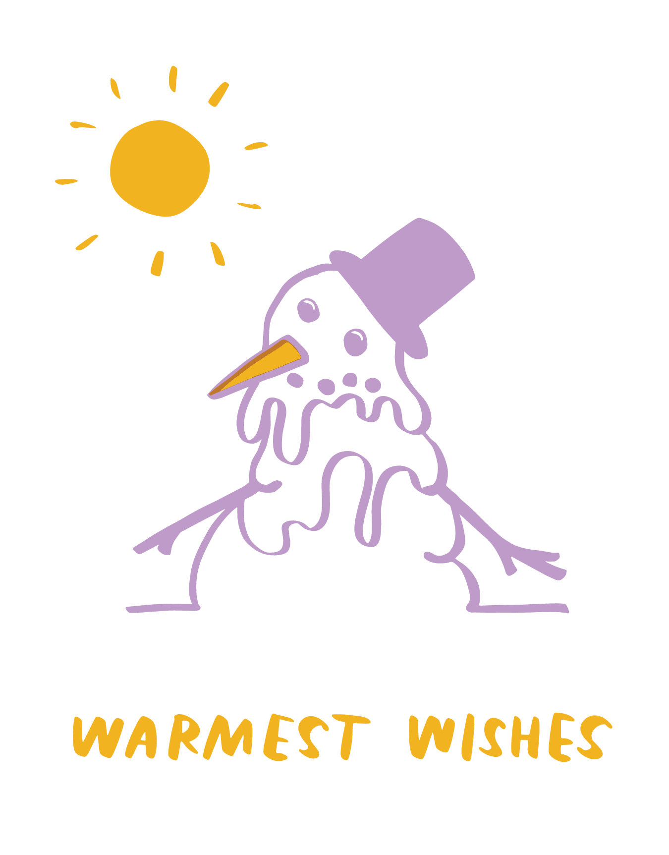 Warmest Wishes Snowman